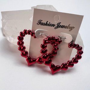 Red Heart Earrings